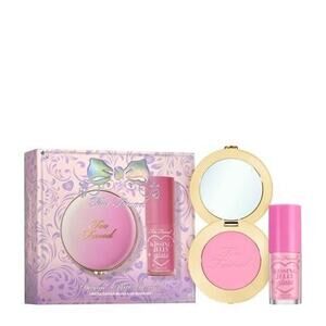 Too Faced Dream Makeup Gift Set: Cloud Crush Blush & Kissing Jelly Lip Oil 0.32